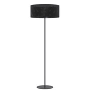 Lampada da terra LUX nera traforata 1xE27 Emibig