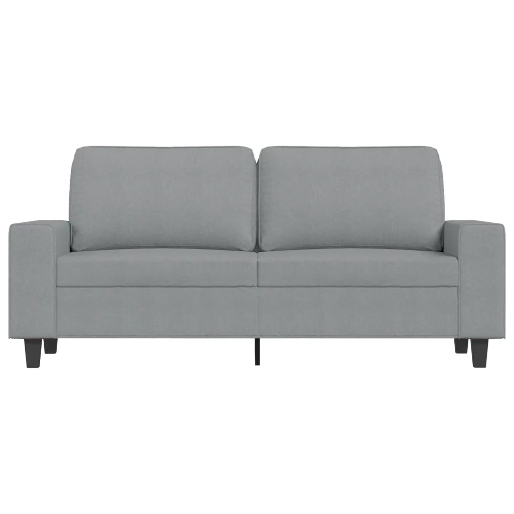 Divano a 2 Posti-Sofa 2 Posti Grigio Chiaro 140 cm in Tessuto 695640