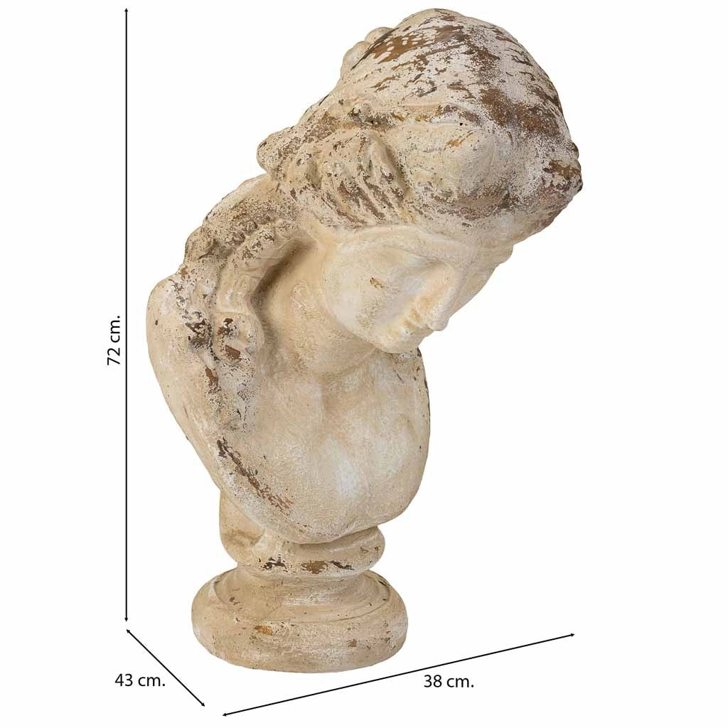 Figura decorativa viso 38x43x72HCM