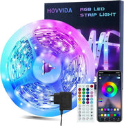 Striscia LED RGB acqua resistente 5 metri con telecomando e alimentatore