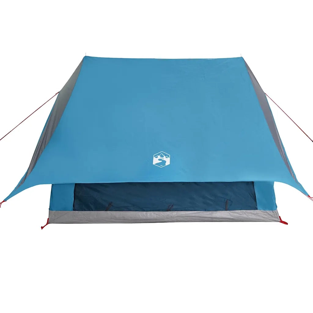 Tenda Familiare con tetto Blu e Grigio 256 x 256 x 185 cm 4100677