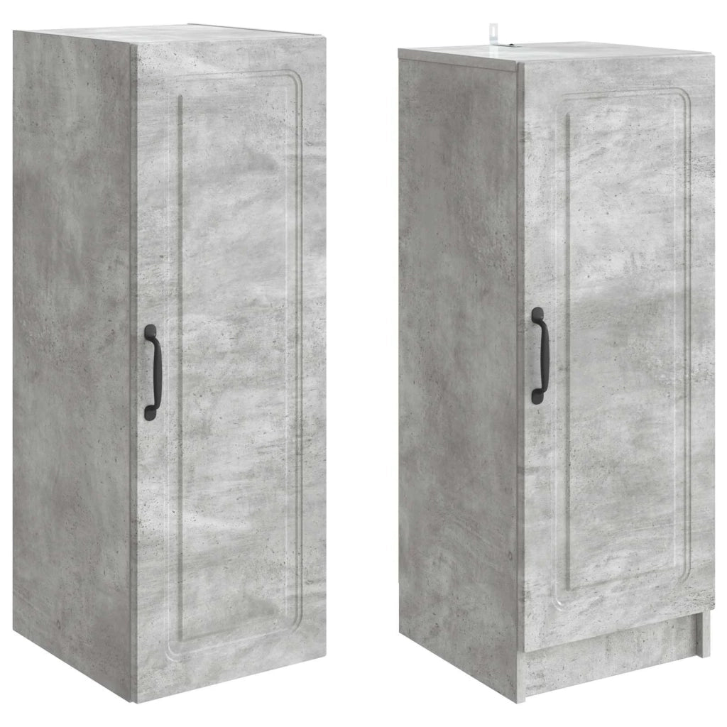 Set di armadi 2 pz Grigio Cemento Legno ingegnerizzato 3416955