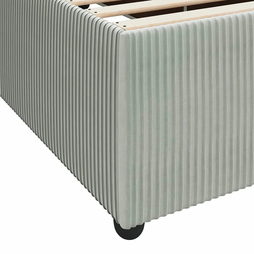 Letto matrimoniale | Letto per adulti | Struttura del letto Grigio chiaro 120 x 200 cm Tessuto