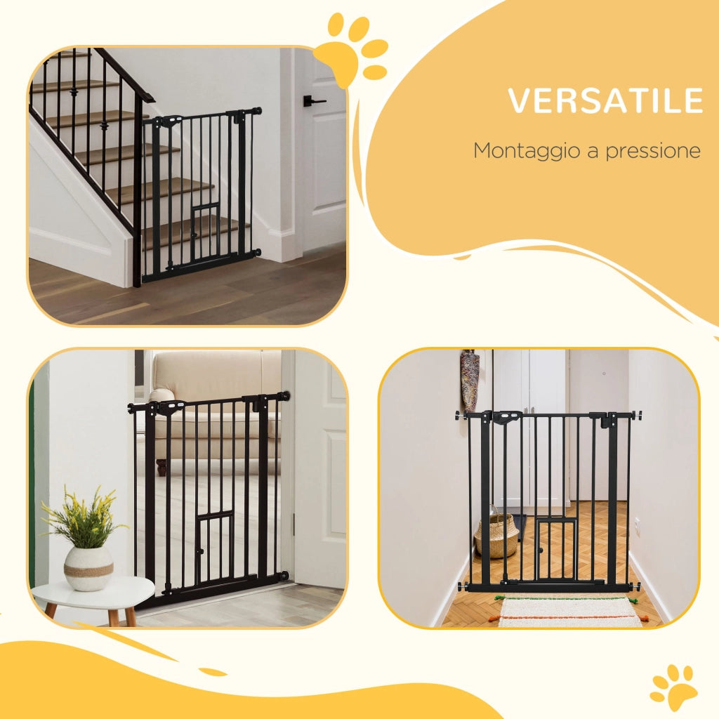 Cancelletto Estensibile per Cani ¨C Minimal ¨C Nero 68x76.2 cm