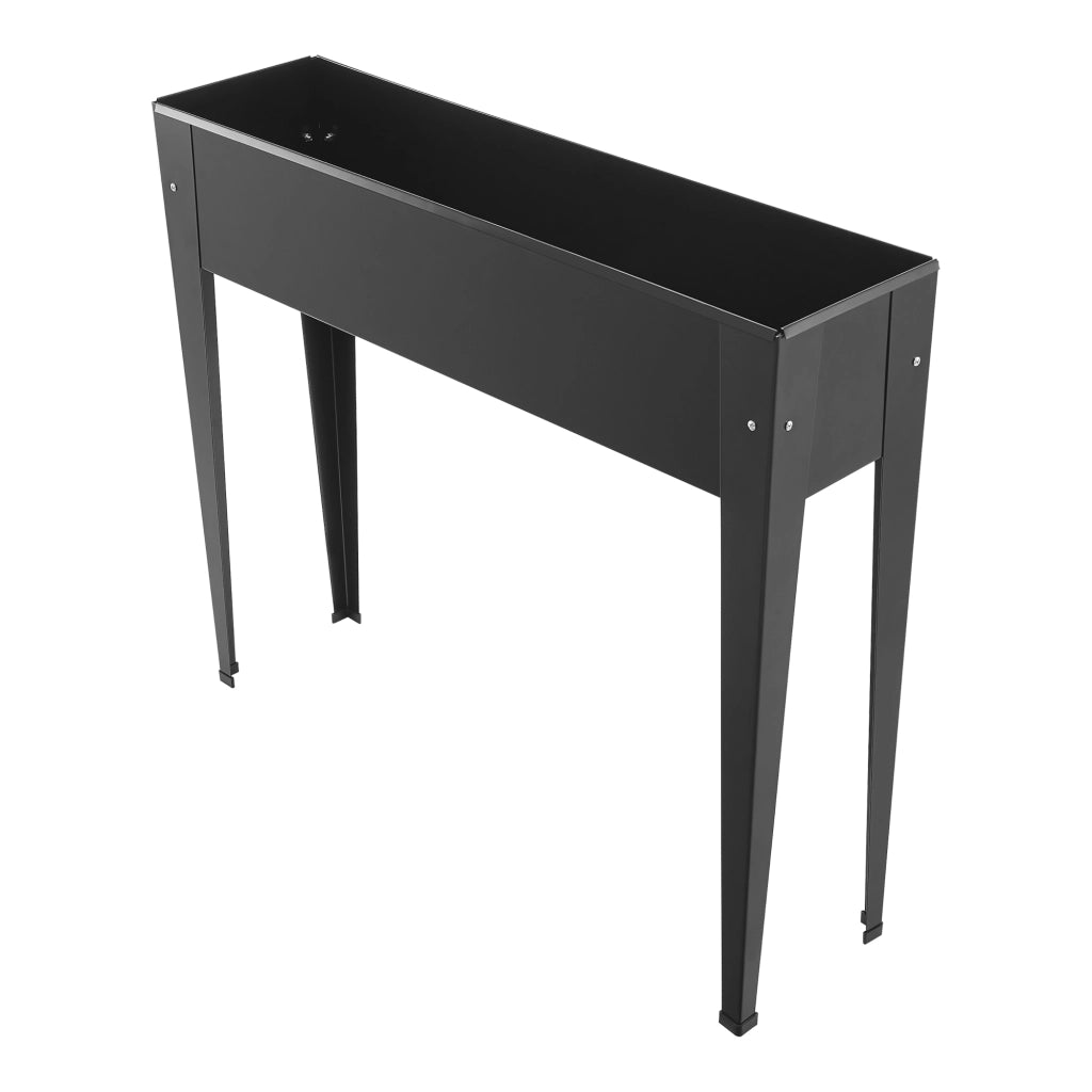 Aiuola Rialzata 'Lelystad' per Balcone/Terrazza - Forma Rettangolare - Antracite [en.casa]