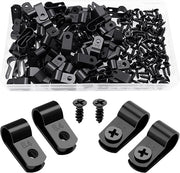 Cinghia in Nylon R-Type per cavi - Gestione dei cavi - 100 pezzi - Nero - 8.4mm