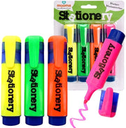 Set di 4 matite a sfera - Colori neon - segnatura