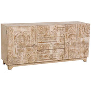 Credenza in legno bianco 165x45x76h cm
