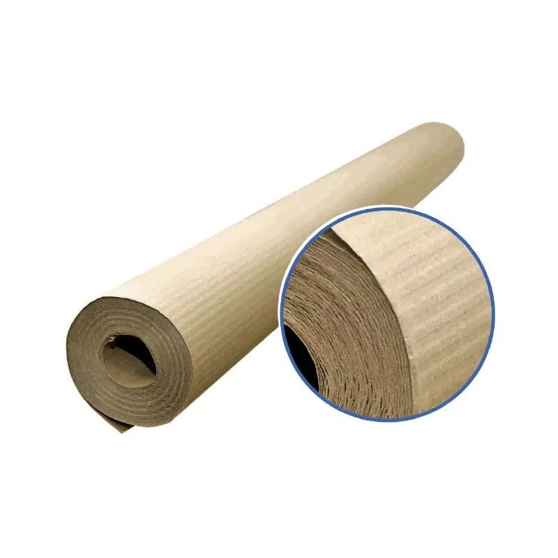 Cartone ondulato proteggi pavimenti avana 100 cm x 20 m