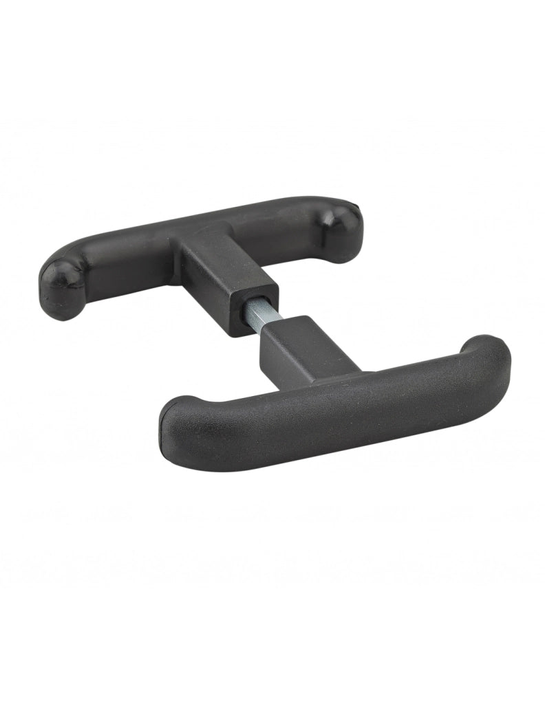 Maniglia doppia a T con quadro da 8 mm, nera, per riferimento 096562 – THIRARD