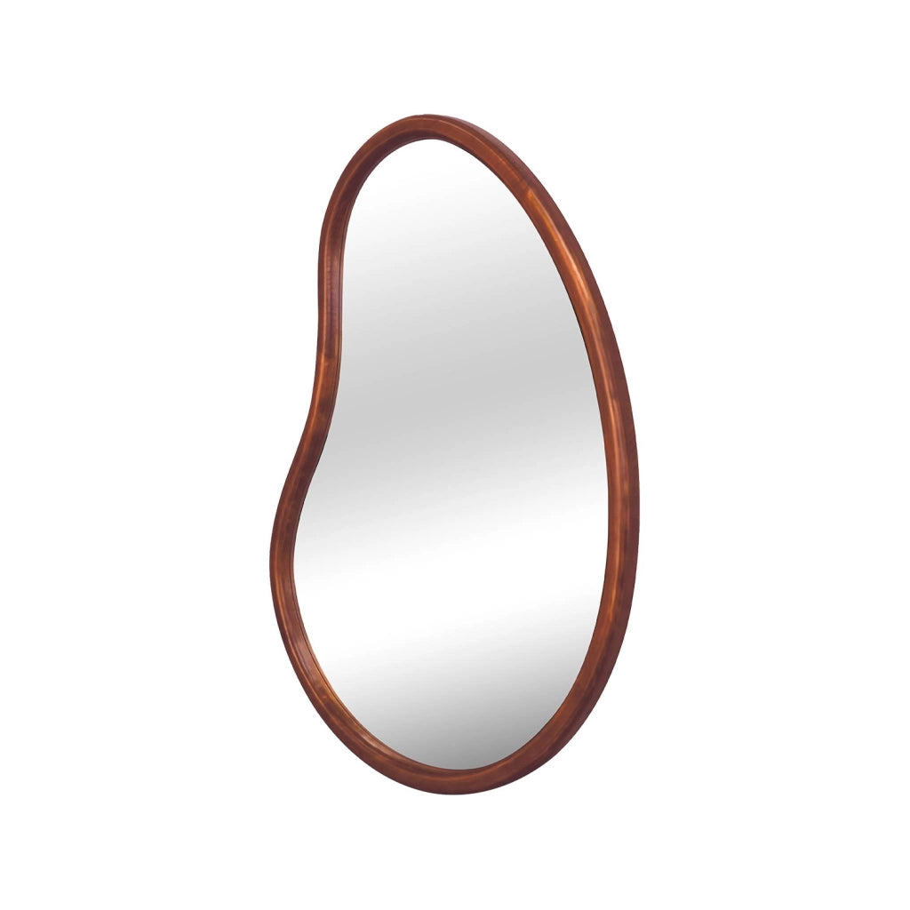 Specchio in legno di abete, 95cm, marrone