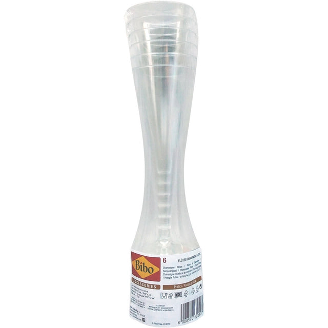 Set 6 calici Flute 170cc