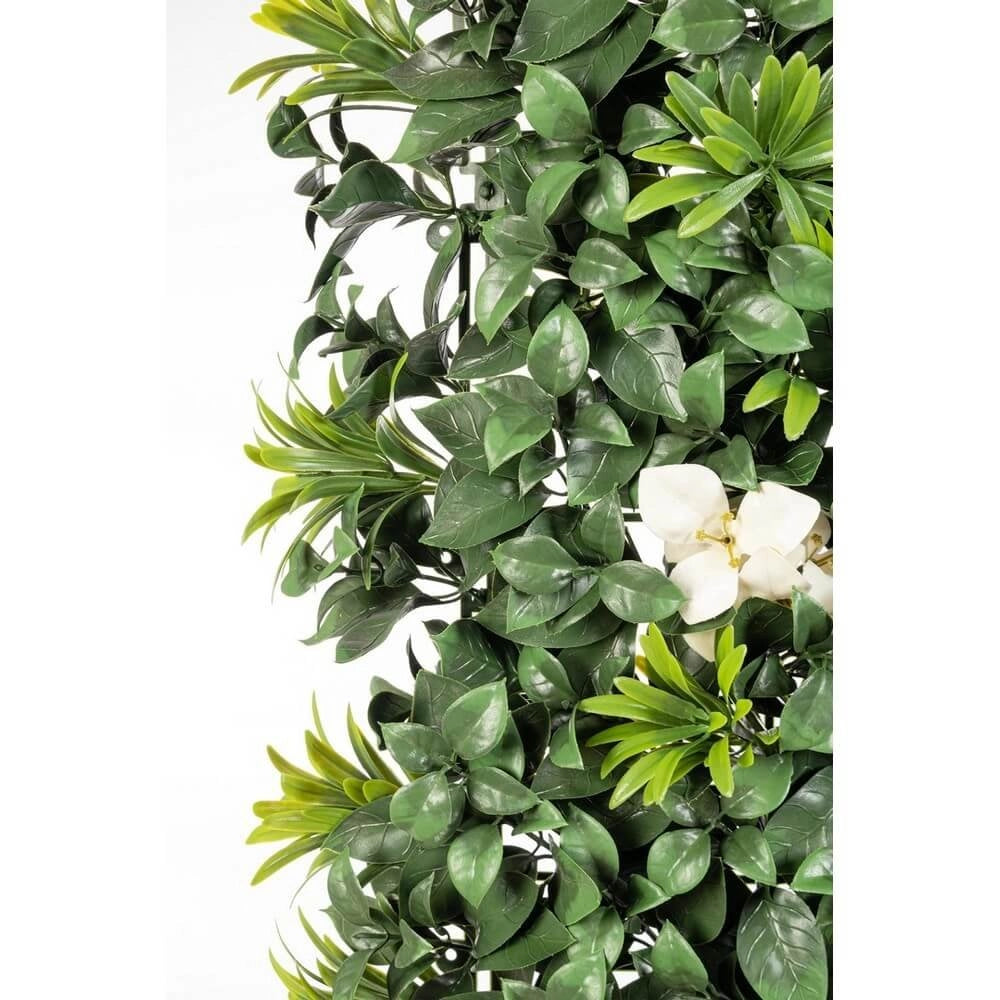 Parete Artificiale Resina Verde da Esterno 100x100 cm - NOVARA