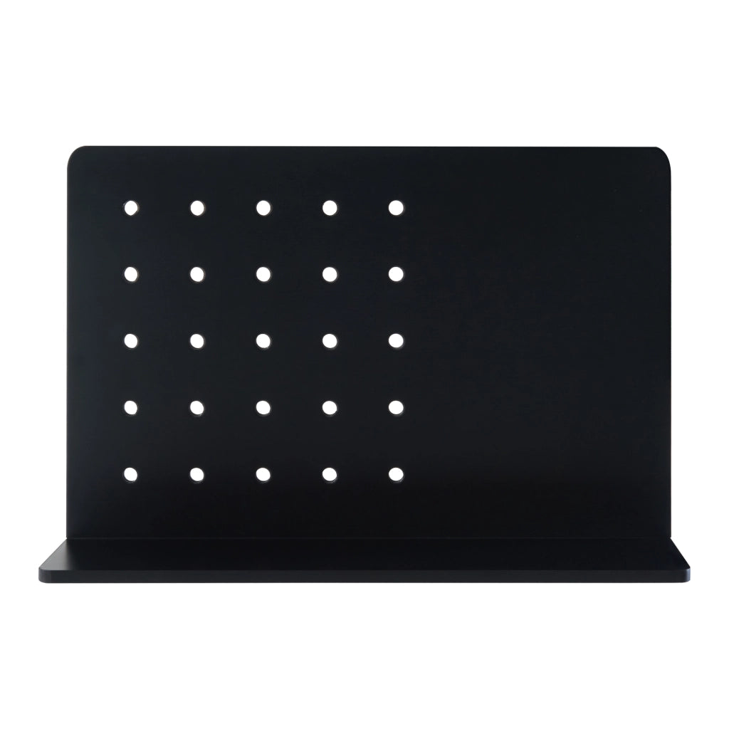 Mensola da Parete Dønna 60 x 15 x 40 cm Nero [en.casa]