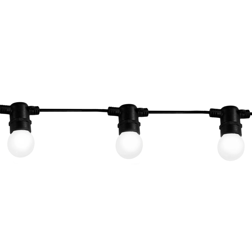 Girlanda esterna 6,2m 10xE27 36V 3000K opale Polux