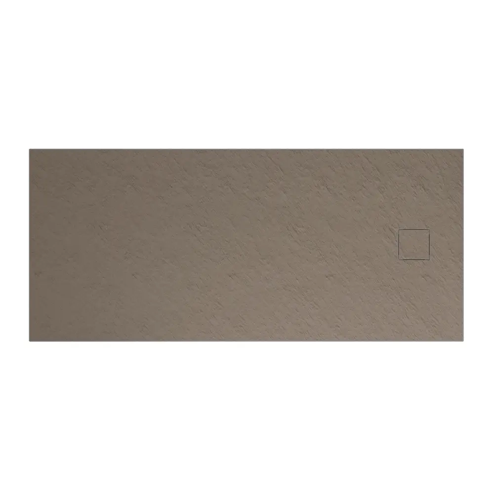 Piatto doccia 90x170 cm colore marrone effetto pietra | Samos