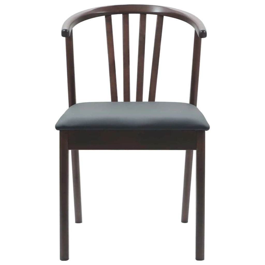 Sedia da pranzo 2 pcs Marrone chiaro e nero 42020394