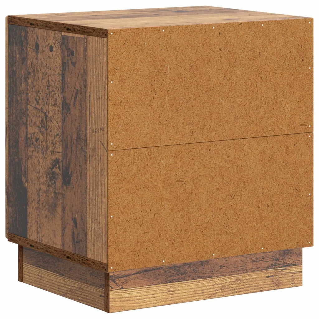 Comodino 2 pcs Legno antico 43 x 34,5 x 47 cm 895272