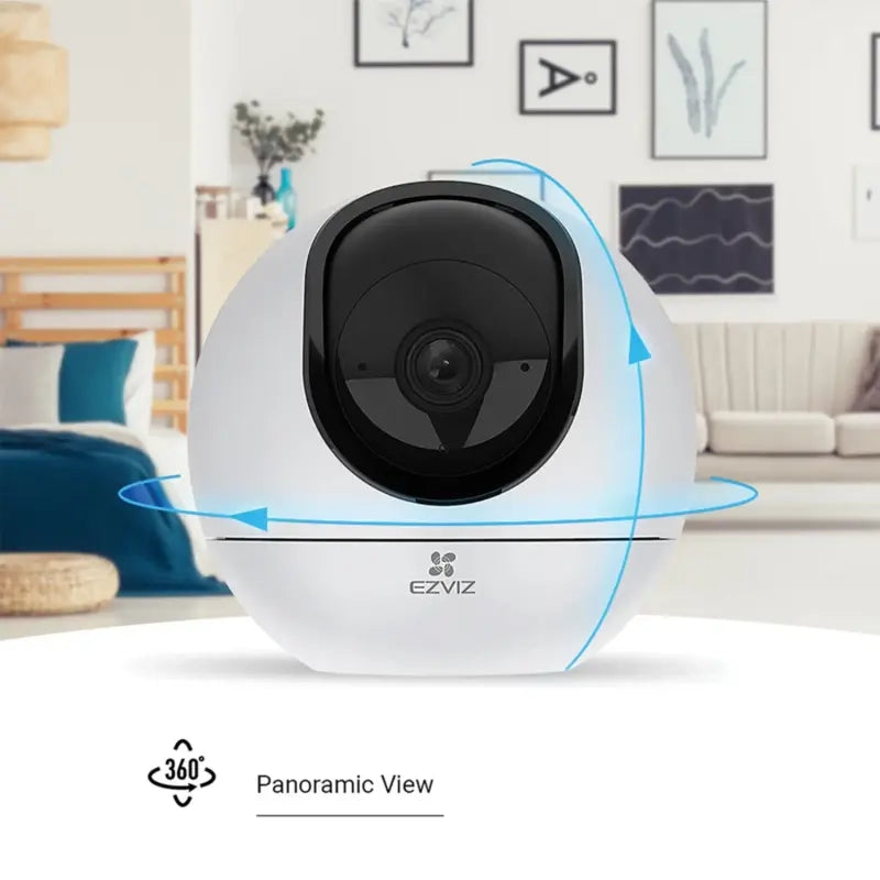 EZVIZ C6 Telecamera Wi-Fi Interno 2K+ Videocamera Sorveglianza Rotazione a 360°