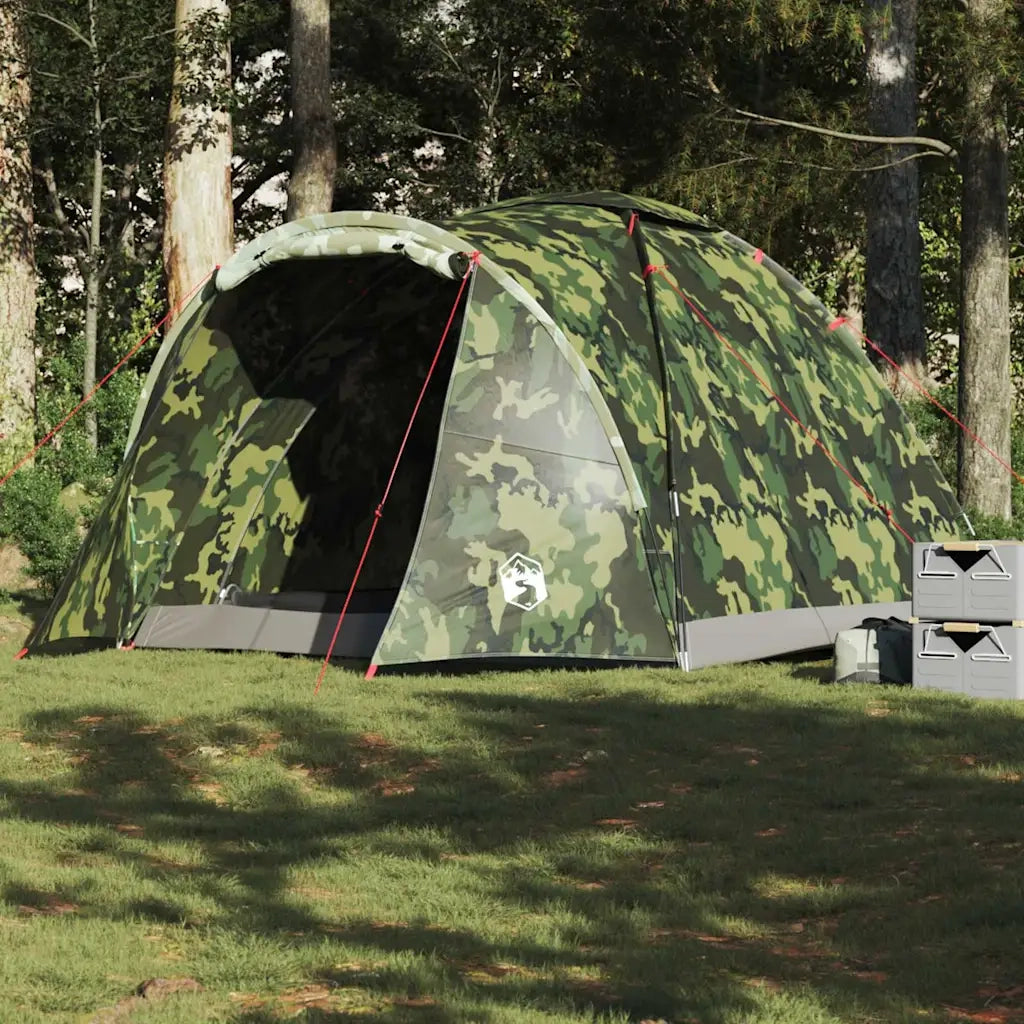 Tenda da Pesca per 2 Persone Mimetica Impermeabile 4009487