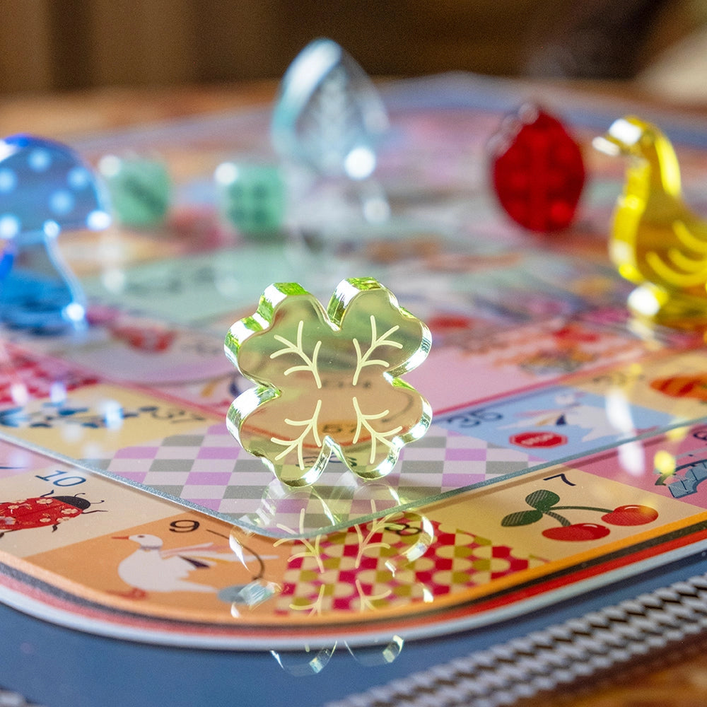 GIOCO DA TAVOLO "VEST'OCA" IN CRISTALLOA CRILICO DECORATO