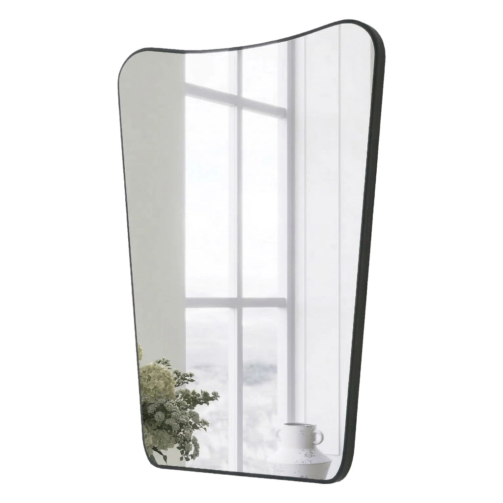 Pascelupo, Specchio Forma Rettangolare, 50x70h cm Nero