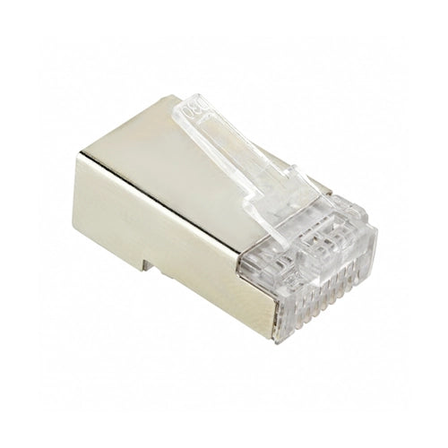 PLUG CONNETTORI SCHERMATI RJ45 FTP VULTECH 50 PZ. 8P8C (SN21404)