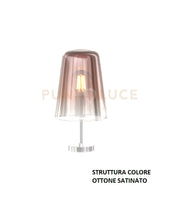 LUMETTO OTTONE SAT. 1 LUCE RAME 1164OS-PT-RA
