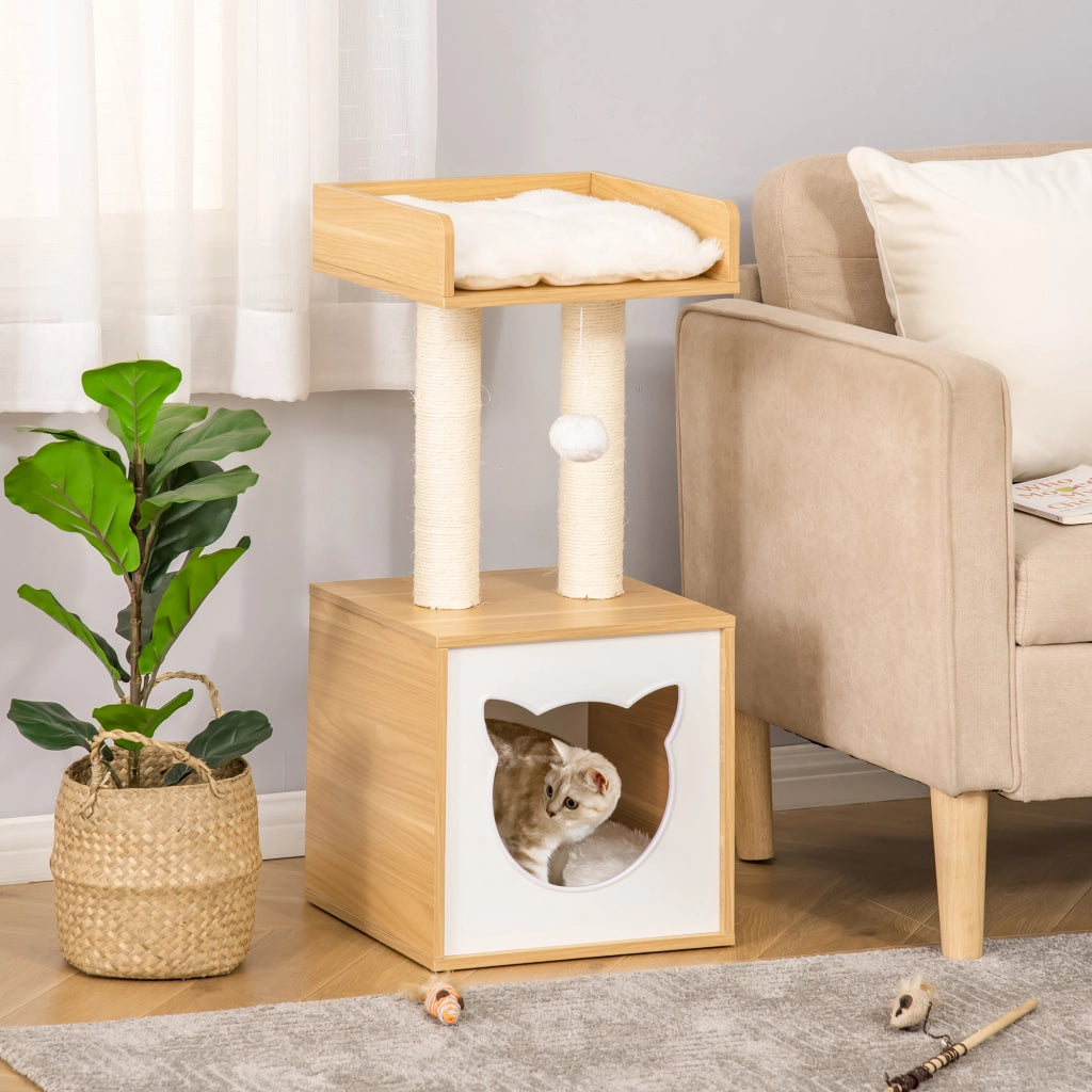 Albero per gatti ¨C zephmum ¨C Grigio 81 cm