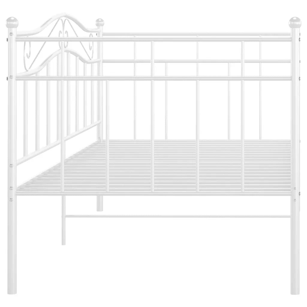 Telaio Divano letto | Sof¨¤ letto | Letto singolo Bianco in Metallo 90x200 cm