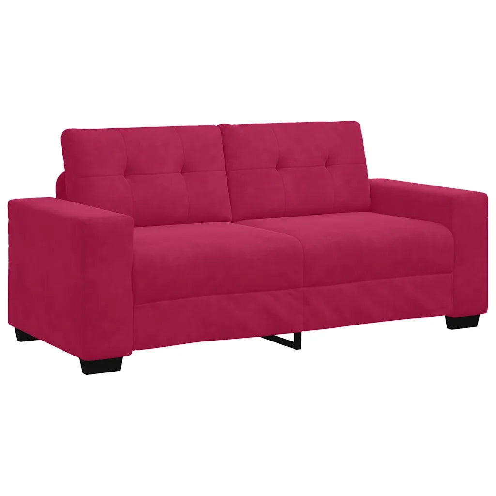 Divano Divanetto-Sofa Rosso Vino 140 cm in Velluto 460716