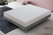 Materasso Singolo 90x200 Memory Foam - Alto 20 cm - Sfoderabile - Rigidità H3 - Memory Massaggiante