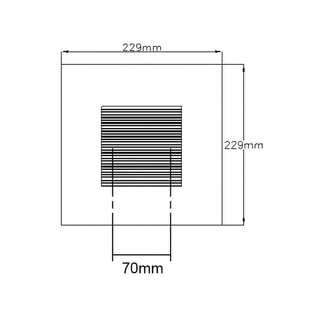 Applique da esterno Luna titanio E14 LED 7W Hinkley