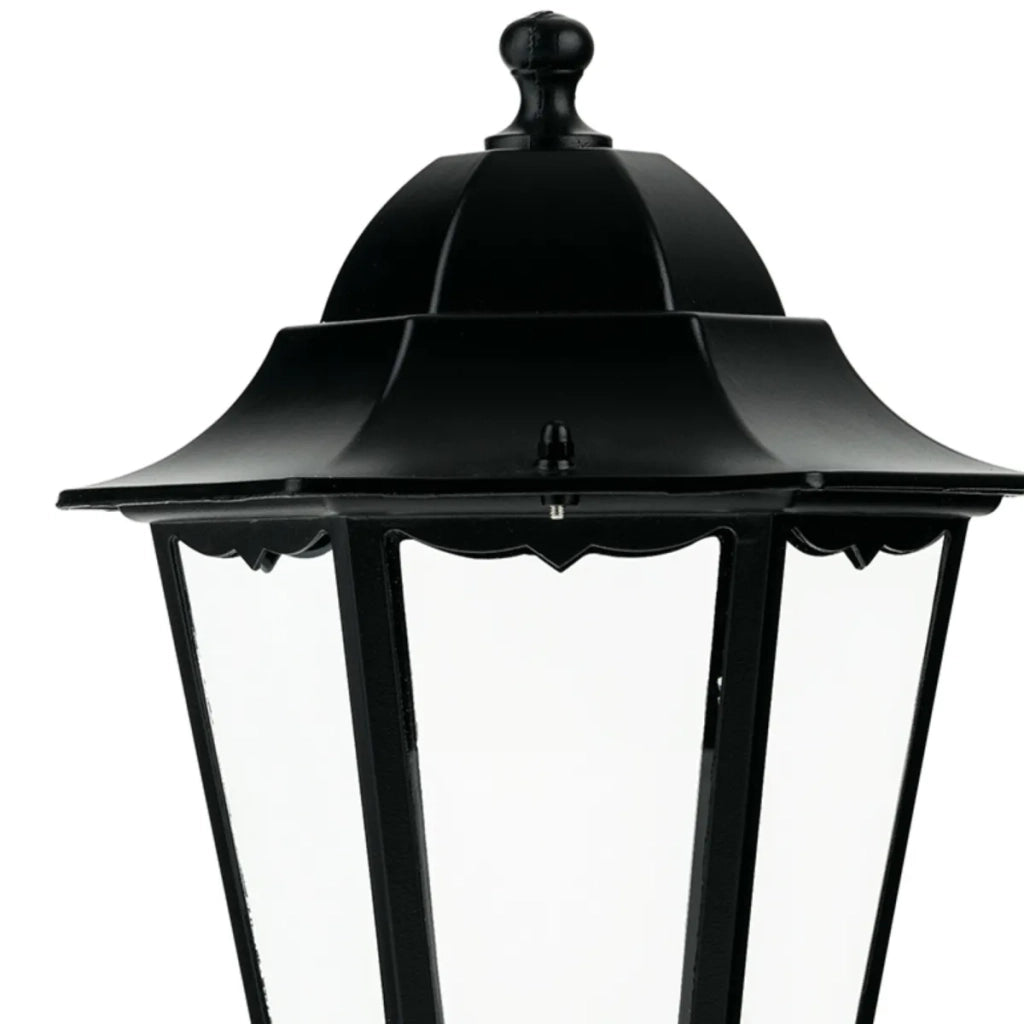 Lanterna da palo modello Berlino Ø60 mm ? 60W IP44 ? 192x192x356 mm ? Nero ? Syntesy