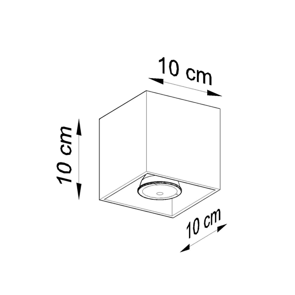 Lampada da soffitto HATI grigio