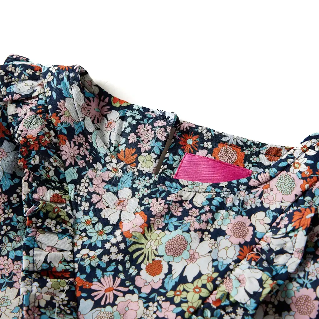 Camicia da Bambina a Maniche Lunghe Blu Scuro 104