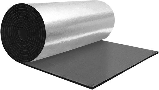 Pannelli di isolamento acustico autoadesivi - isolamento acustico e termico - pannelli di isolamento acustico - 100 x 63 cm - resistente al fuoco - isolamento acustico