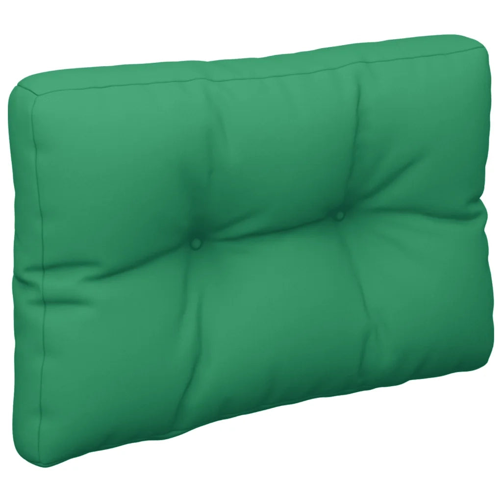 Cuscini per Pallet 2 pz Verdi in Tessuto 360672