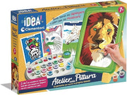 Atelier della Pittura, Gioco d`Arte per Bambini i, Set Creativo con Cavalletto, Lavagna, Tempere e Pennelli per Dipinger