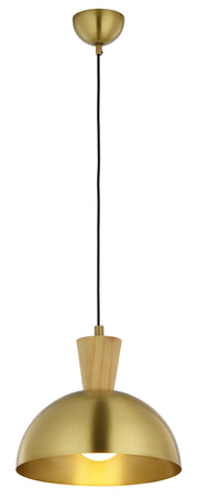 Lampada sospensione loft ottone patinato 1xE27 15W Jupiter