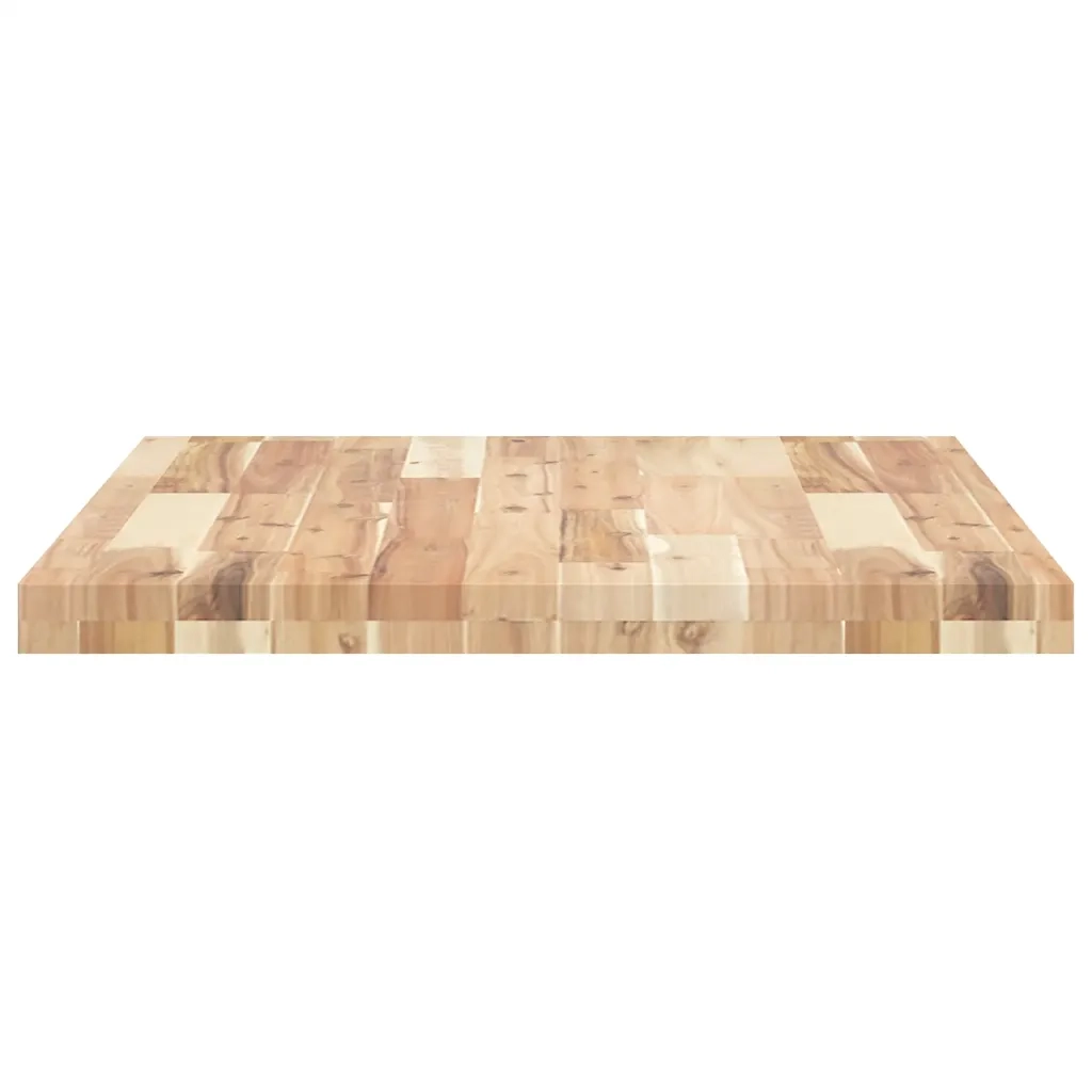 Piano Tavolo | Superficie Tavolo | Piano Scrivania Non Trattato 100x60x4cm Legno Massello Acacia