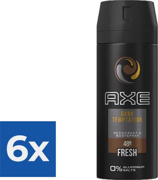 Asse da scavo - Deodorante - Spray - Tentazione Oscura - 48h - 150ml x 6