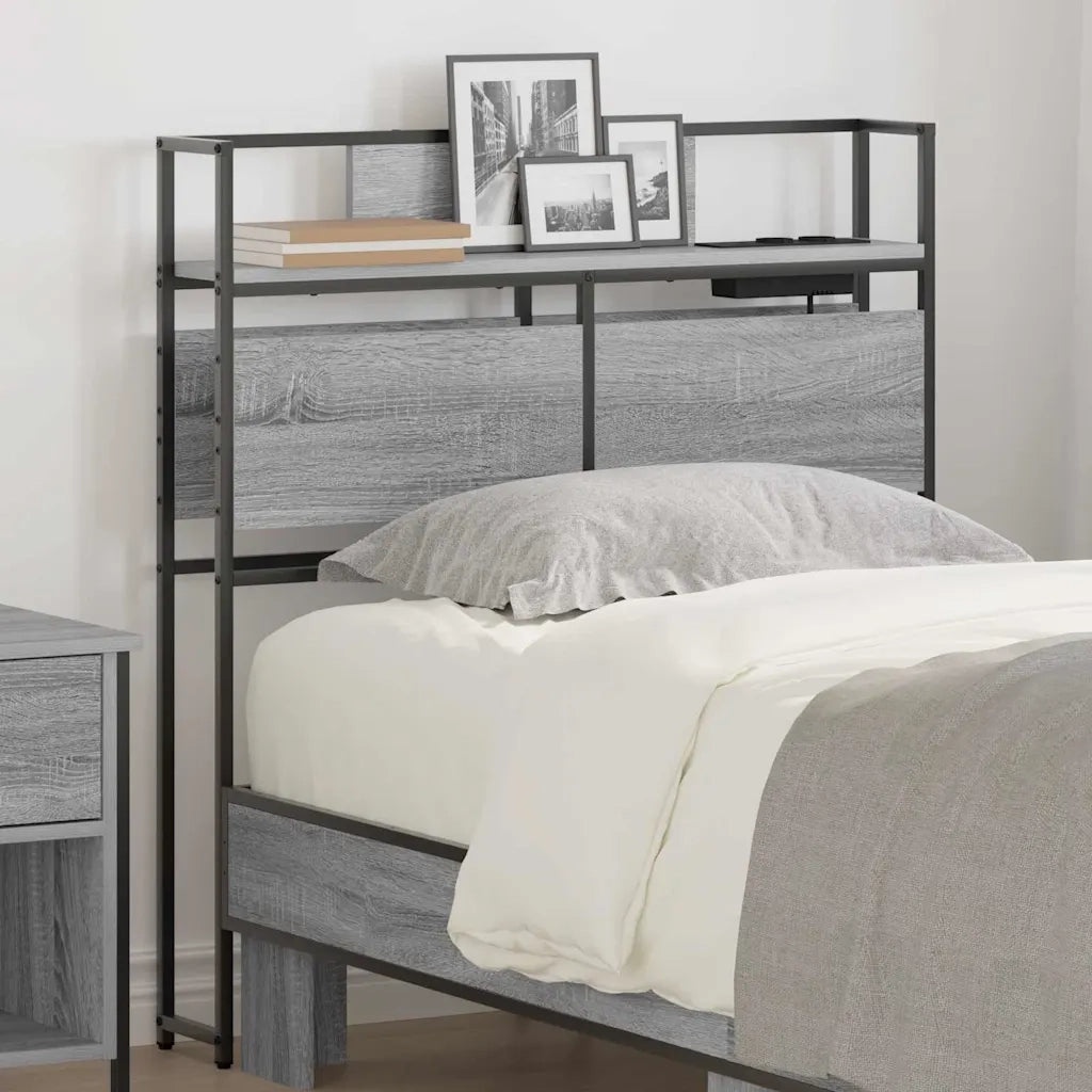 Testiera | Testata contenitore Grigio sonoma Legno multistrato