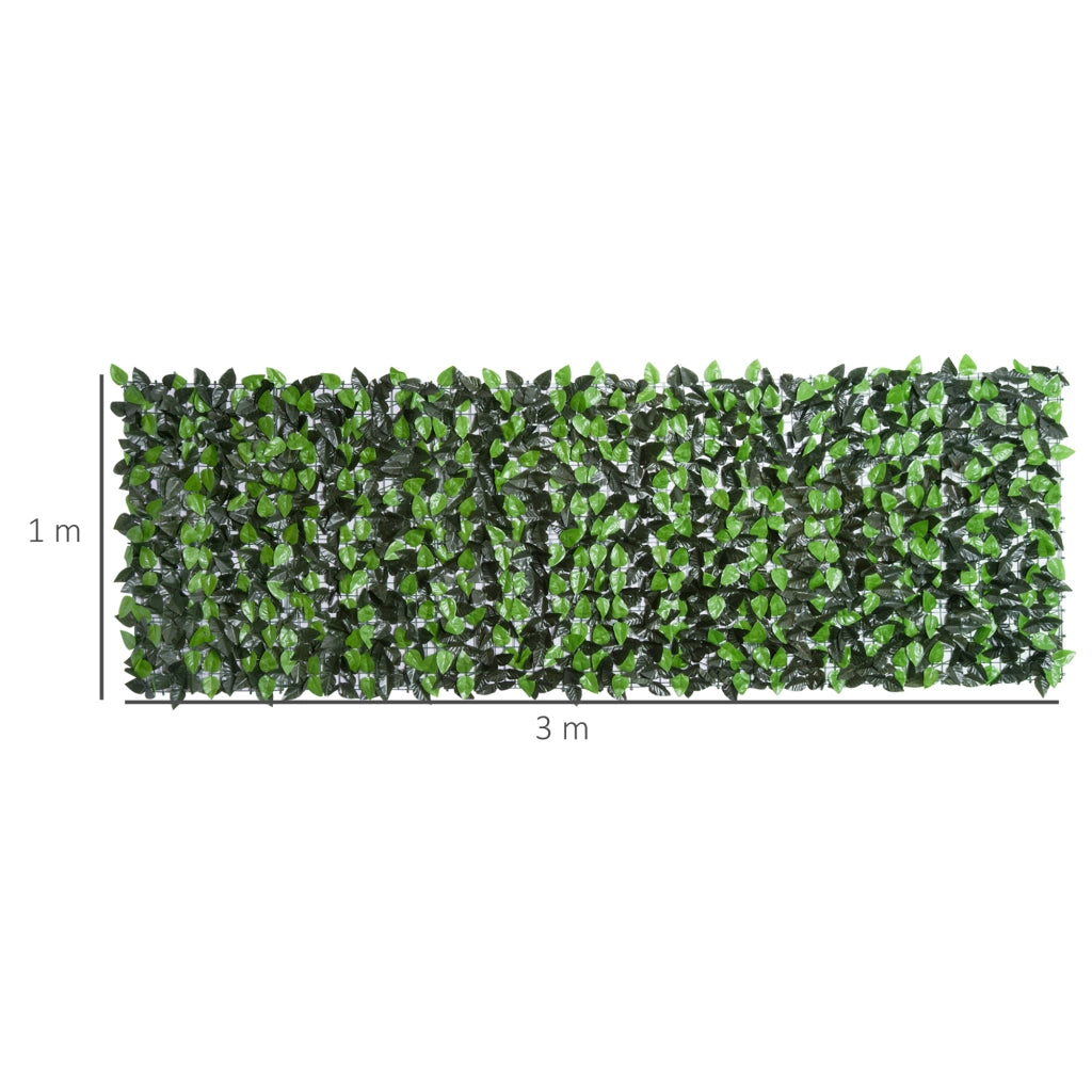 Seto Artificiale per Balcone ¨C Minimal ¨C Verde 3x1 m