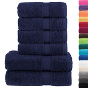 Set ASciugamani SOLUND 8 pz Blu Navy 600 gsm 137558