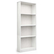 LIBRERIA MODERNA IN LEGNO BIANCO CON 4 RIPIANI DIMENSIONI 60X24X170 CM