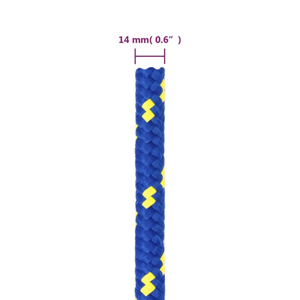 Corda | Fune per barca Blu 14 mm 100 m in Polipropilene