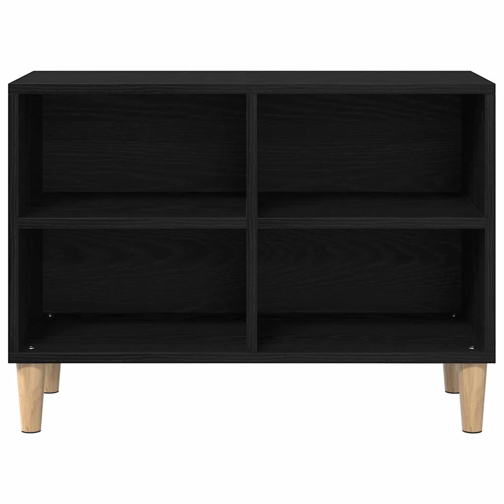 Mobile TV 69,5 x 30 x 50 cm Rovere Nero Legno ingegnerizzato 862583
