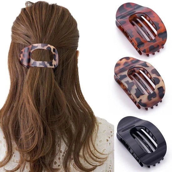 Spille per capelli spesse 3 pezzi, spille a forma di becco d'anatra con uncino a forma di disco per donne, spille per capelli spesse per stile e condivisione