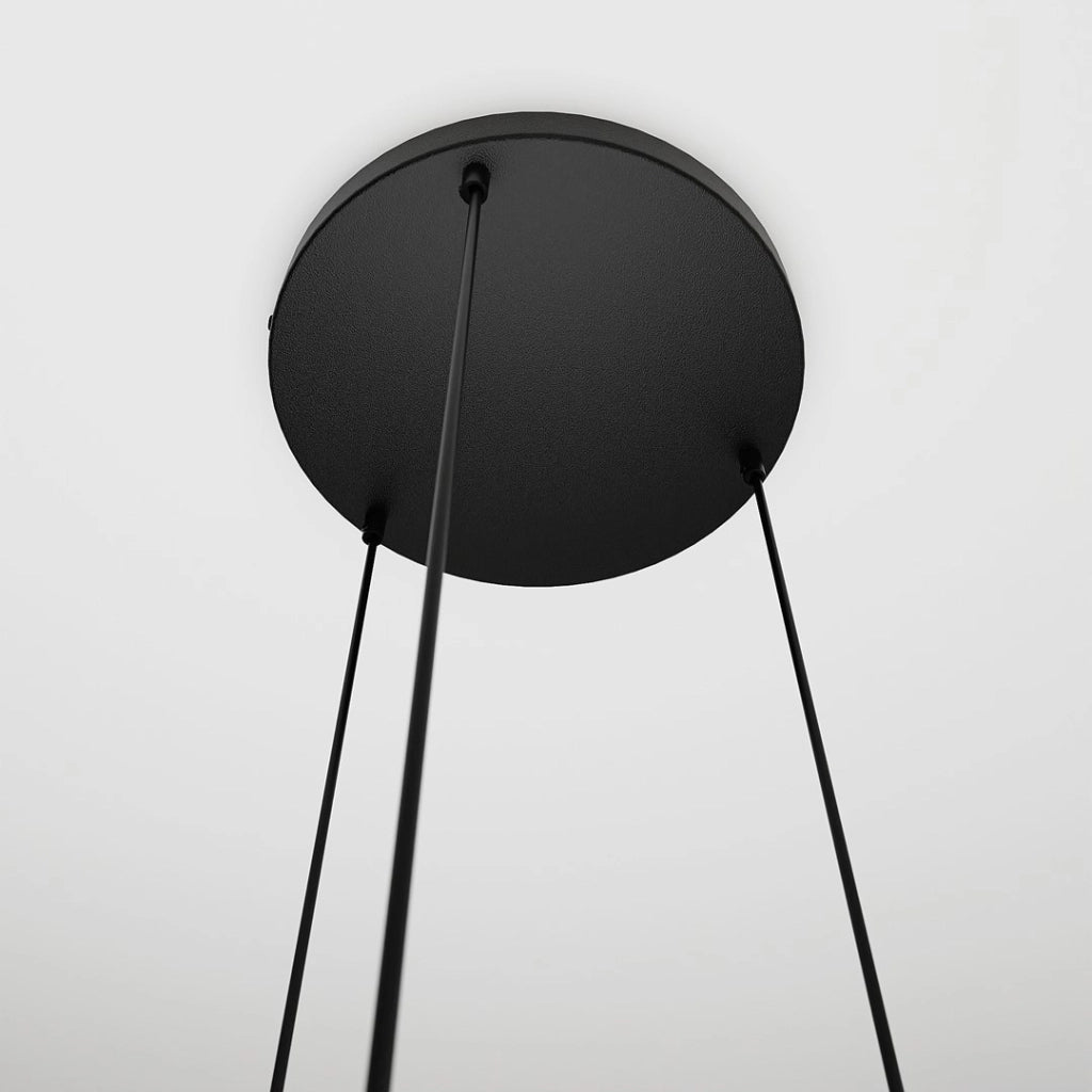 Lampadario Emibig Cosmo 3, 3xE14, nero trasparente Premium